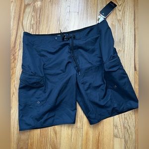 Quicksilver NWT Navy Swim Cargo Swim Trunks XL